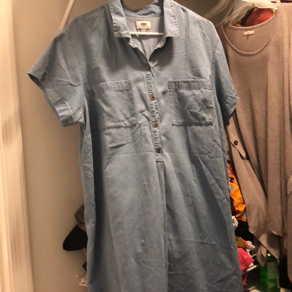 Old Navy knee length jean dress